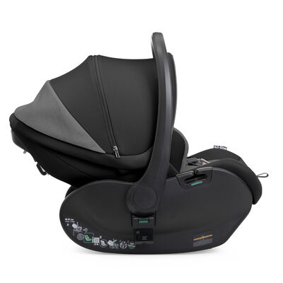 First-Seat Recline I-Size Car Seat Black Satin